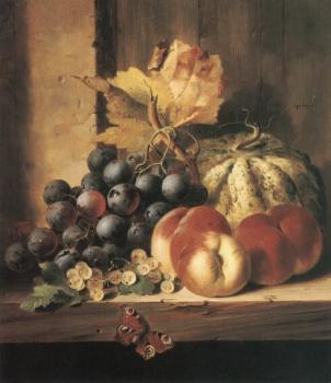 Edward Ladell : Still Life of Fruit